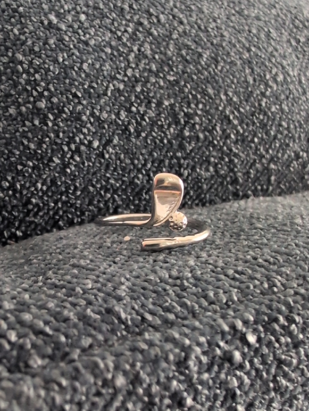 Silver Golf Club Wrap Ring